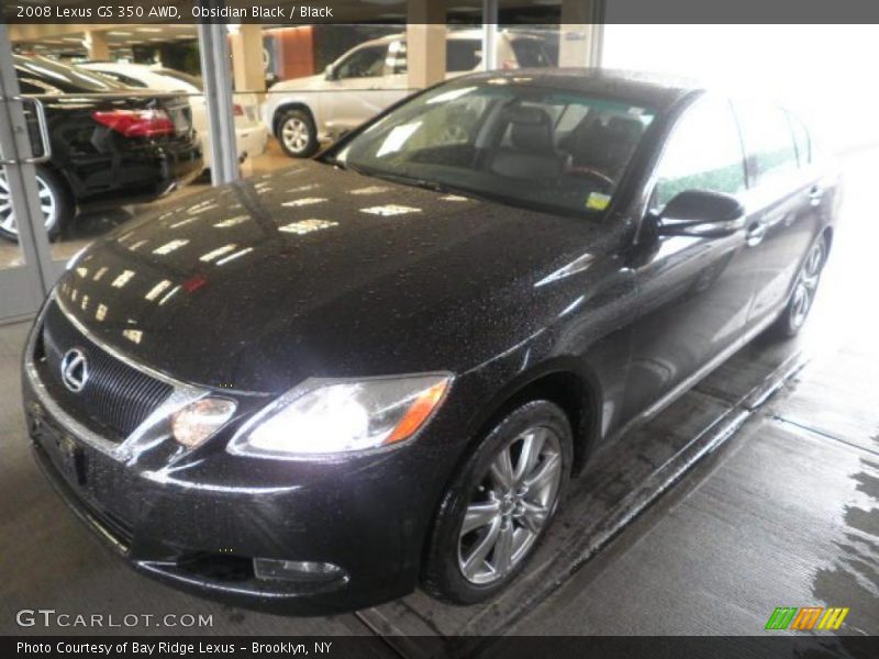 Obsidian Black / Black 2008 Lexus GS 350 AWD