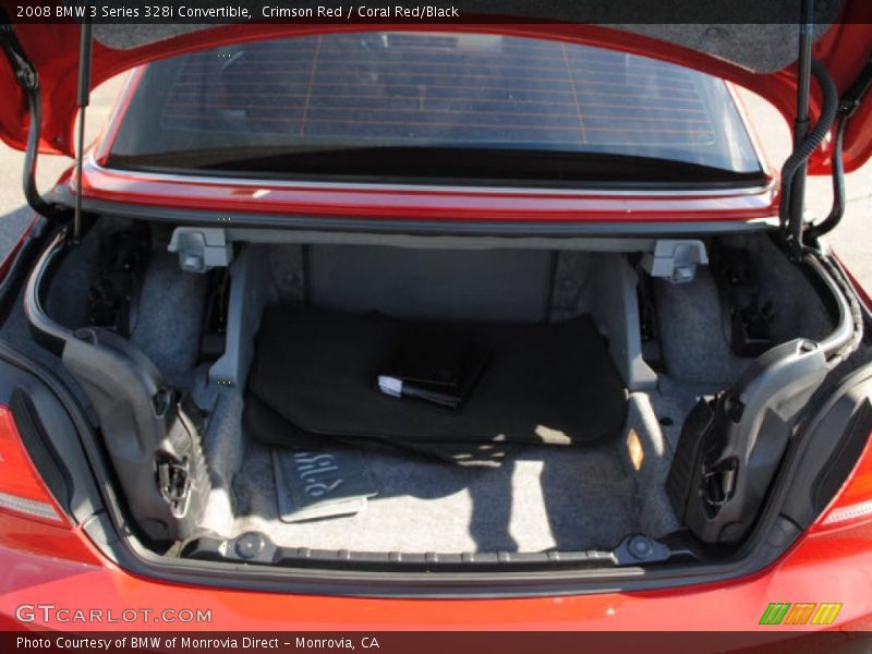  2008 3 Series 328i Convertible Trunk