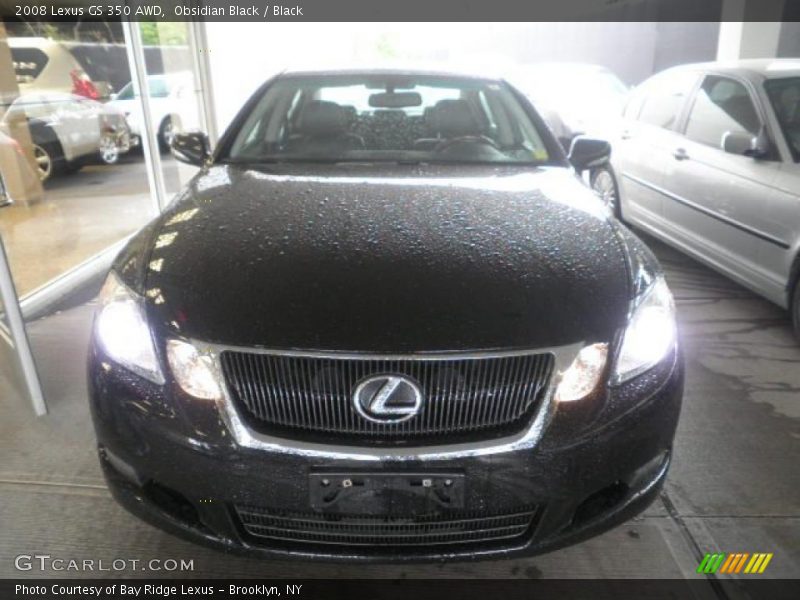 Obsidian Black / Black 2008 Lexus GS 350 AWD