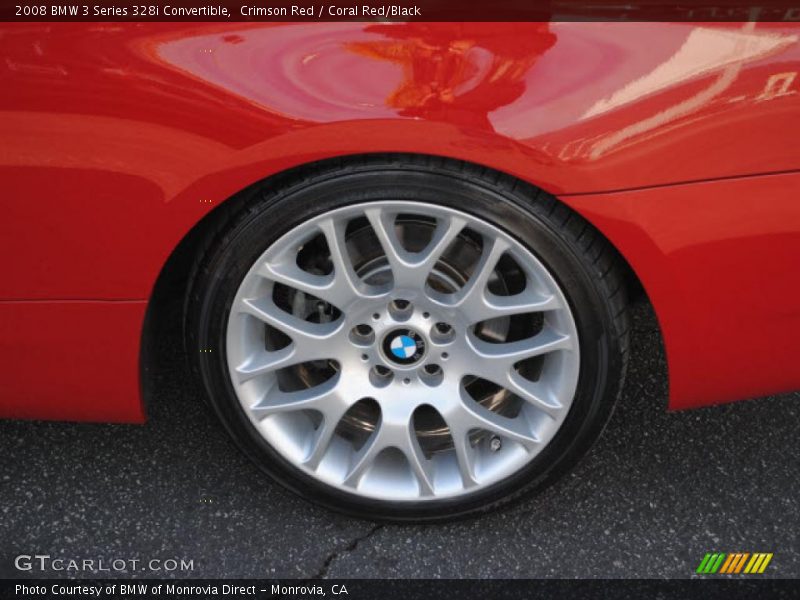 Crimson Red / Coral Red/Black 2008 BMW 3 Series 328i Convertible