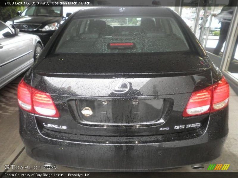 Obsidian Black / Black 2008 Lexus GS 350 AWD