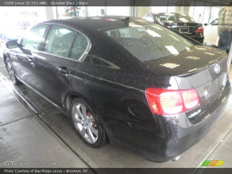 Obsidian Black / Black 2008 Lexus GS 350 AWD