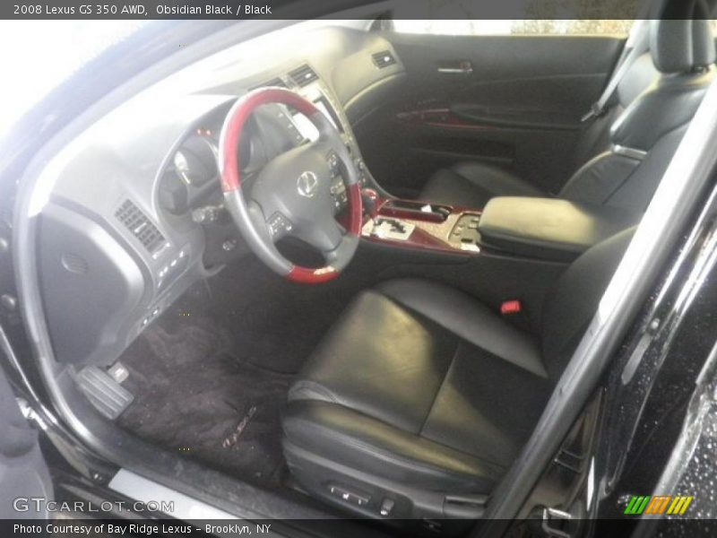 Obsidian Black / Black 2008 Lexus GS 350 AWD