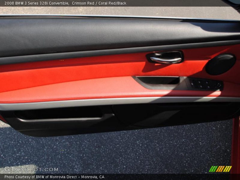 Crimson Red / Coral Red/Black 2008 BMW 3 Series 328i Convertible