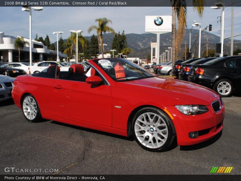  2008 3 Series 328i Convertible Crimson Red