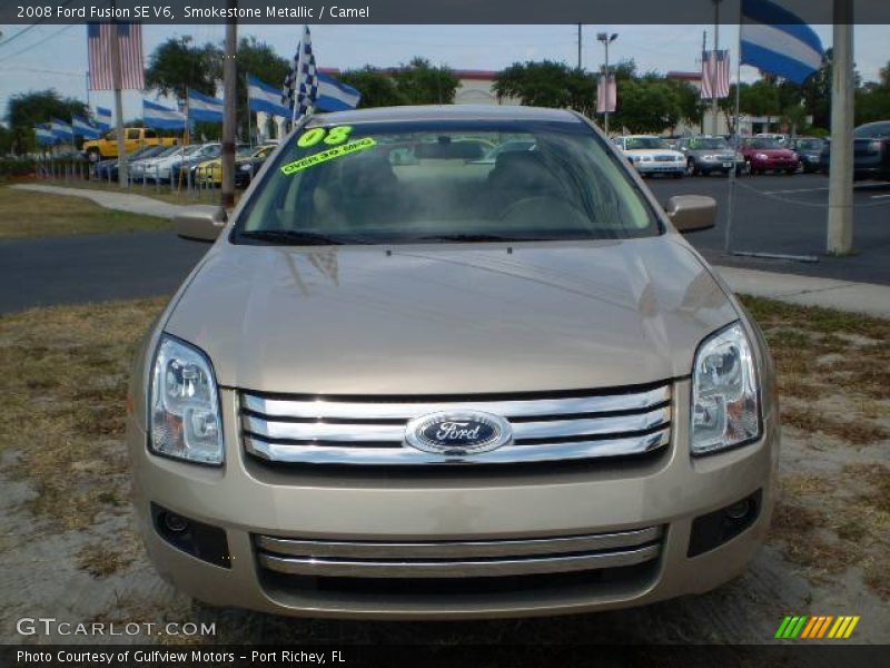 Smokestone Metallic / Camel 2008 Ford Fusion SE V6