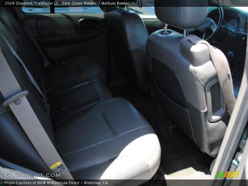 Dark Green Metallic / Medium Pewter 2004 Chevrolet TrailBlazer LS