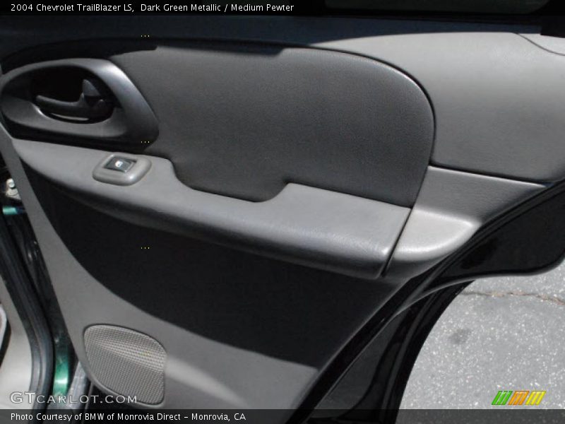 Dark Green Metallic / Medium Pewter 2004 Chevrolet TrailBlazer LS