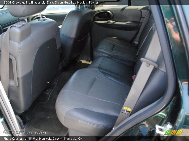 Dark Green Metallic / Medium Pewter 2004 Chevrolet TrailBlazer LS