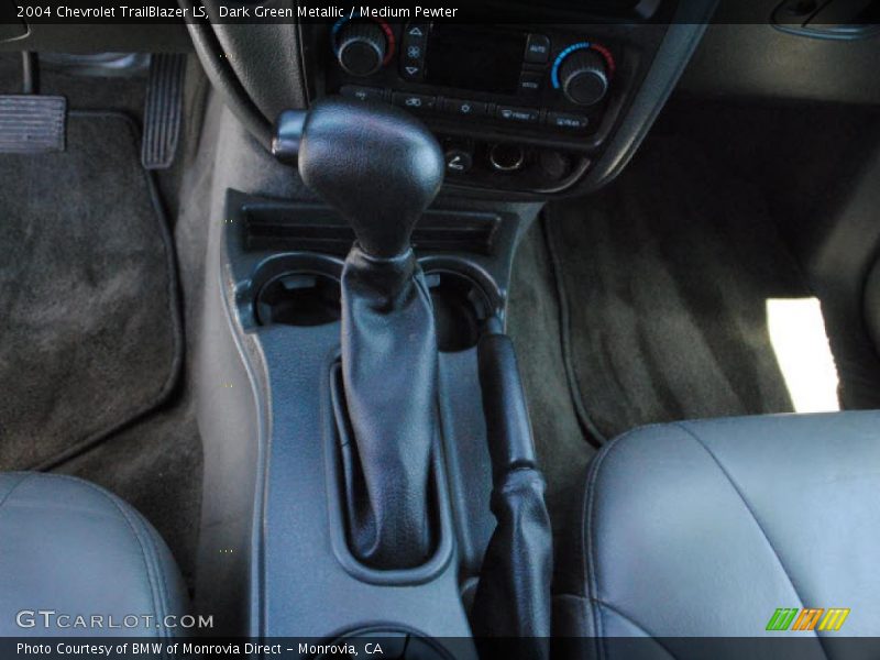 Dark Green Metallic / Medium Pewter 2004 Chevrolet TrailBlazer LS