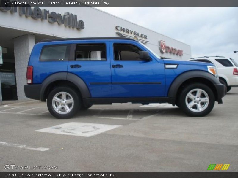 Electric Blue Pearl / Dark Slate Gray 2007 Dodge Nitro SXT