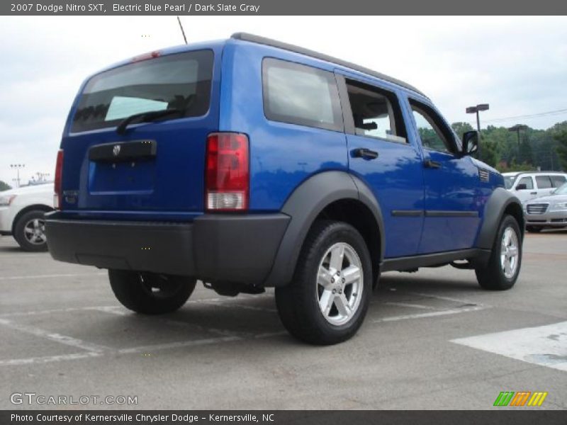 Electric Blue Pearl / Dark Slate Gray 2007 Dodge Nitro SXT