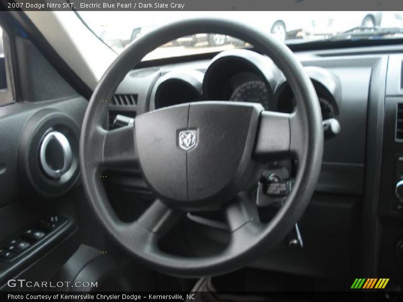 Electric Blue Pearl / Dark Slate Gray 2007 Dodge Nitro SXT