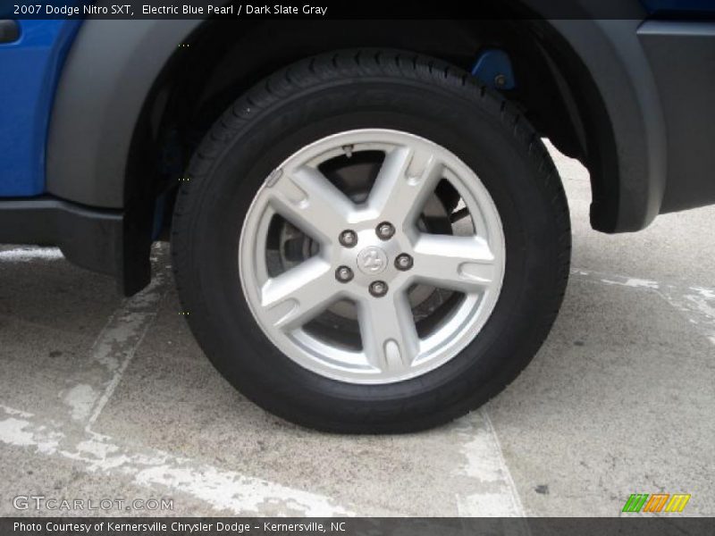 Electric Blue Pearl / Dark Slate Gray 2007 Dodge Nitro SXT