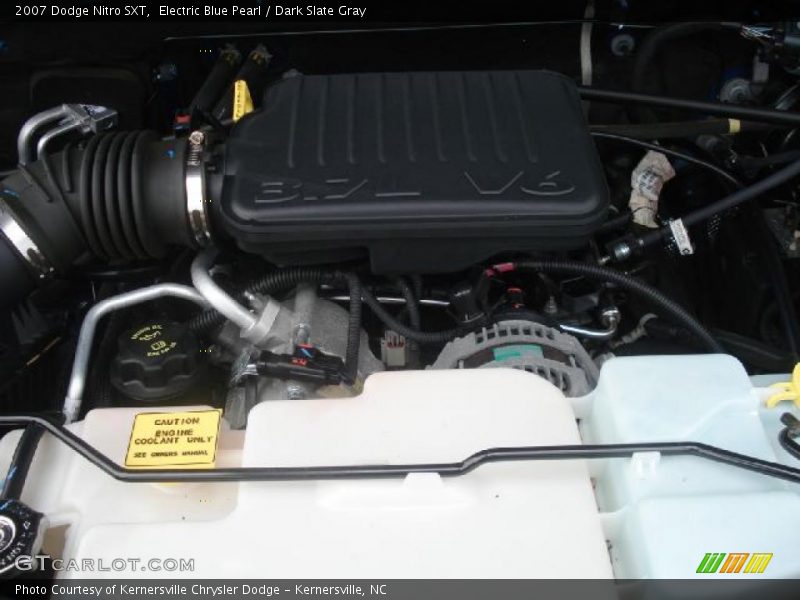 Electric Blue Pearl / Dark Slate Gray 2007 Dodge Nitro SXT