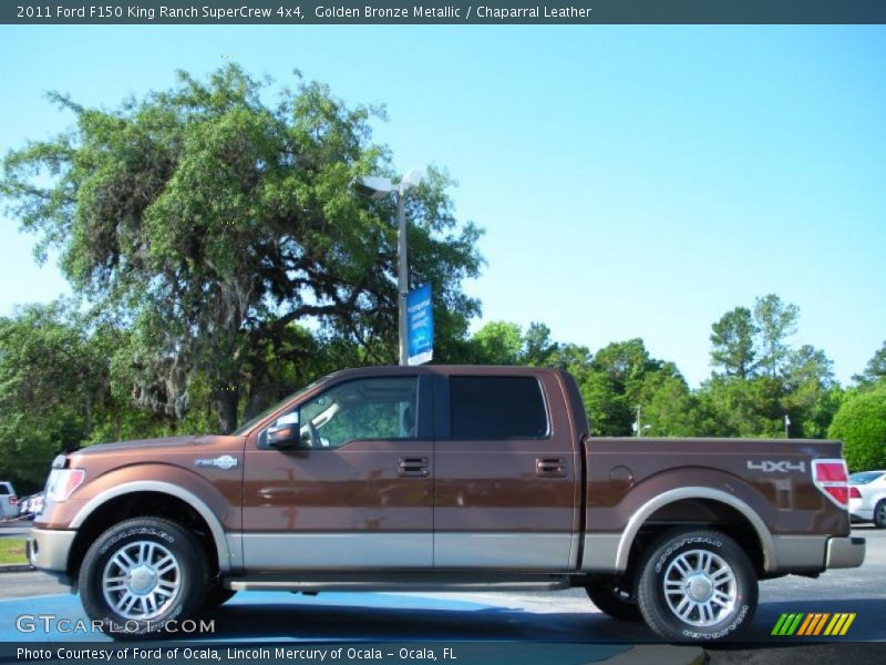 Golden Bronze Metallic / Chaparral Leather 2011 Ford F150 King Ranch SuperCrew 4x4