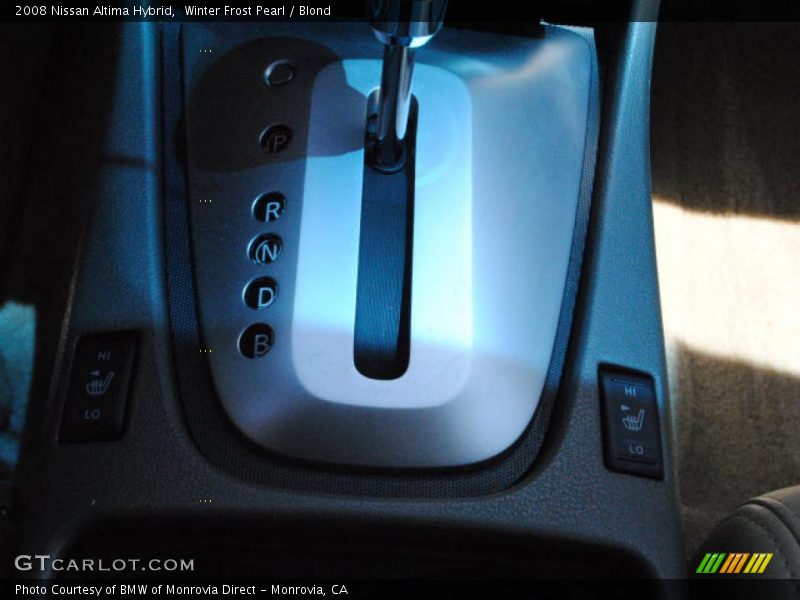 Winter Frost Pearl / Blond 2008 Nissan Altima Hybrid