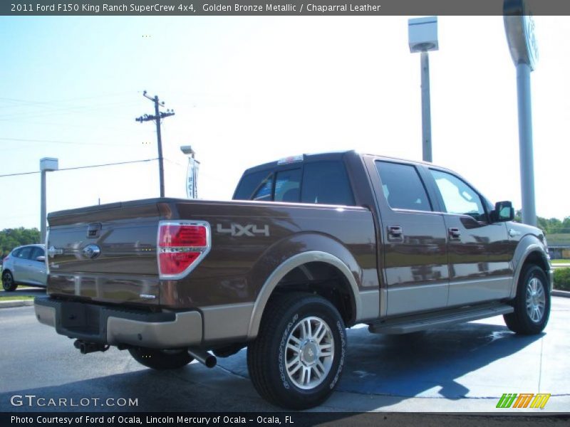 Golden Bronze Metallic / Chaparral Leather 2011 Ford F150 King Ranch SuperCrew 4x4