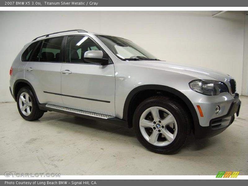 Titanium Silver Metallic / Gray 2007 BMW X5 3.0si