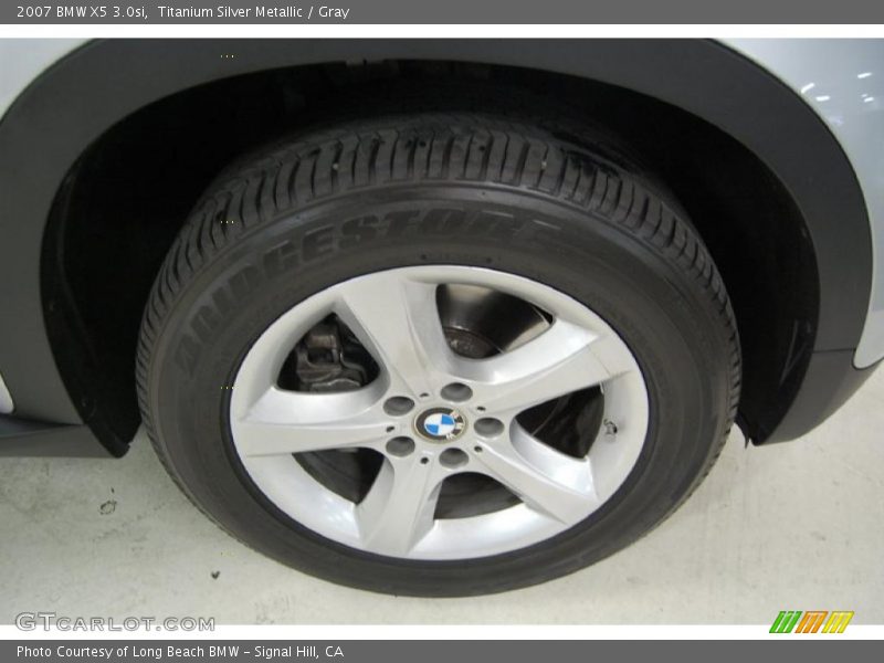 Titanium Silver Metallic / Gray 2007 BMW X5 3.0si