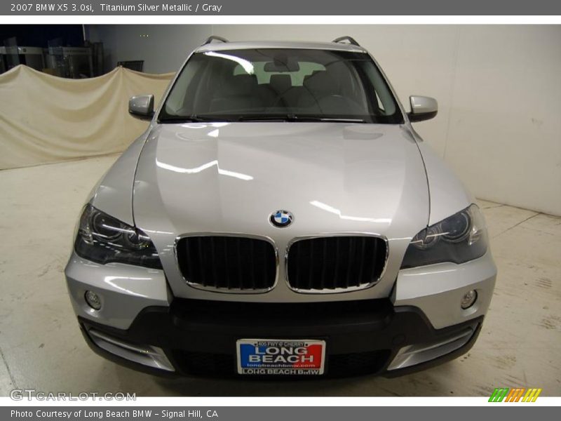 Titanium Silver Metallic / Gray 2007 BMW X5 3.0si
