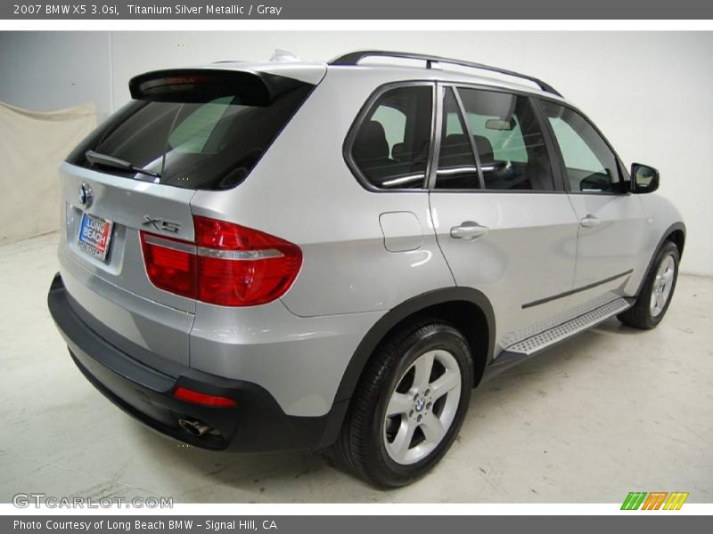 Titanium Silver Metallic / Gray 2007 BMW X5 3.0si