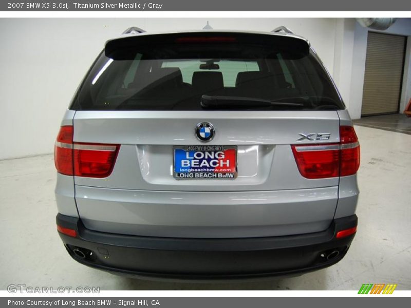 Titanium Silver Metallic / Gray 2007 BMW X5 3.0si