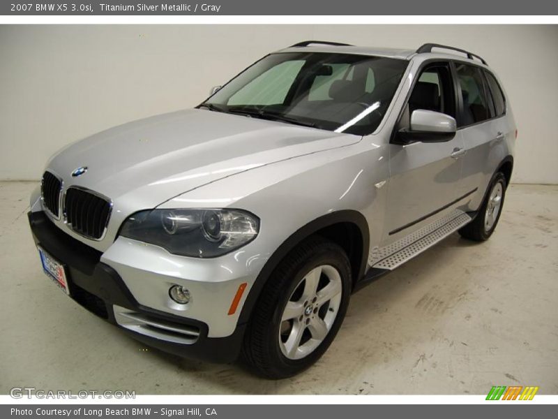 Titanium Silver Metallic / Gray 2007 BMW X5 3.0si
