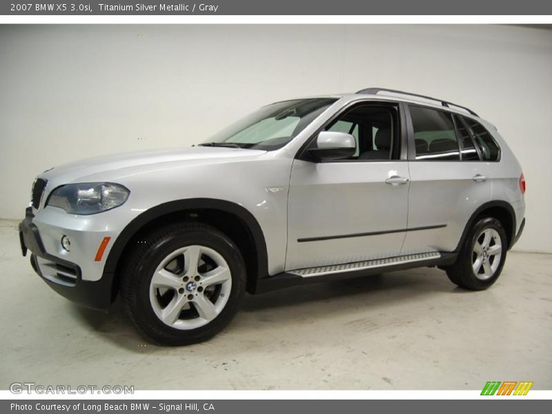 Titanium Silver Metallic / Gray 2007 BMW X5 3.0si