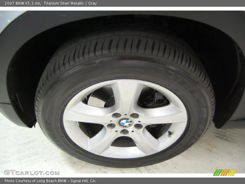 Titanium Silver Metallic / Gray 2007 BMW X5 3.0si