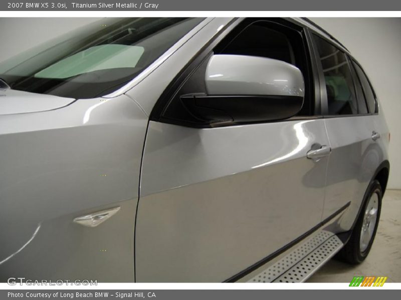 Titanium Silver Metallic / Gray 2007 BMW X5 3.0si