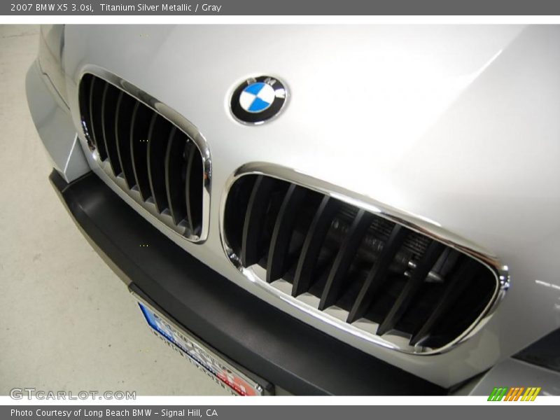 Titanium Silver Metallic / Gray 2007 BMW X5 3.0si