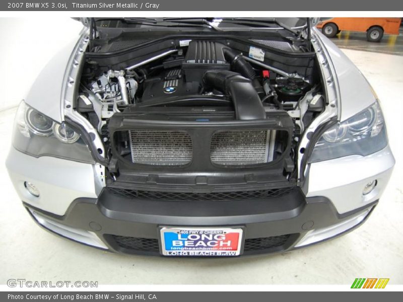 Titanium Silver Metallic / Gray 2007 BMW X5 3.0si