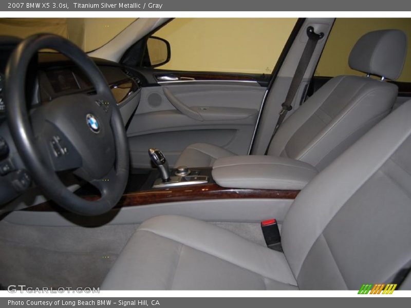 Titanium Silver Metallic / Gray 2007 BMW X5 3.0si
