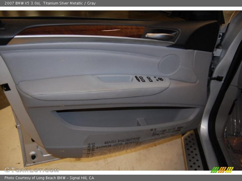 Titanium Silver Metallic / Gray 2007 BMW X5 3.0si