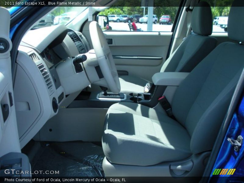 Blue Flame Metallic / Stone 2011 Ford Escape XLS
