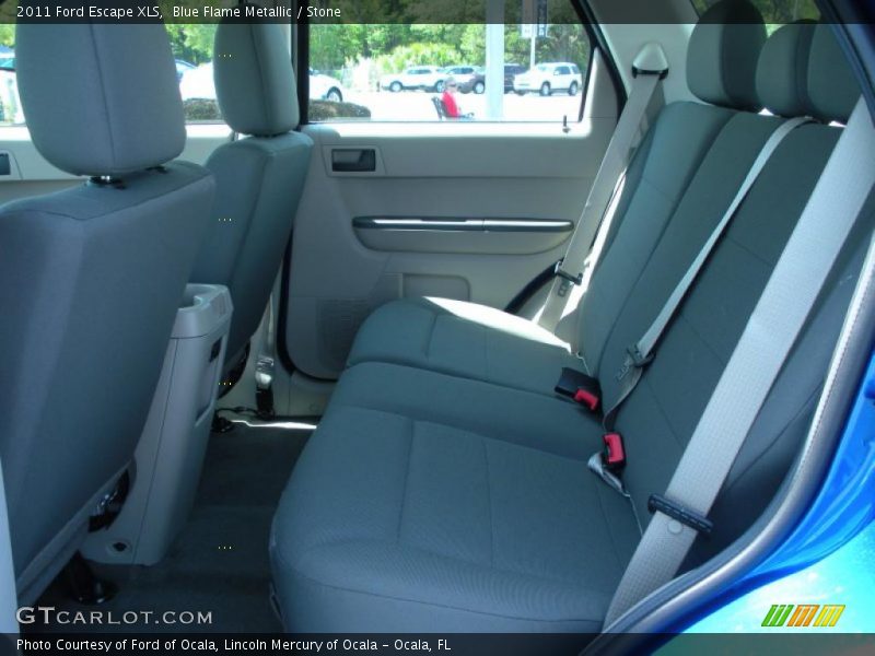Blue Flame Metallic / Stone 2011 Ford Escape XLS