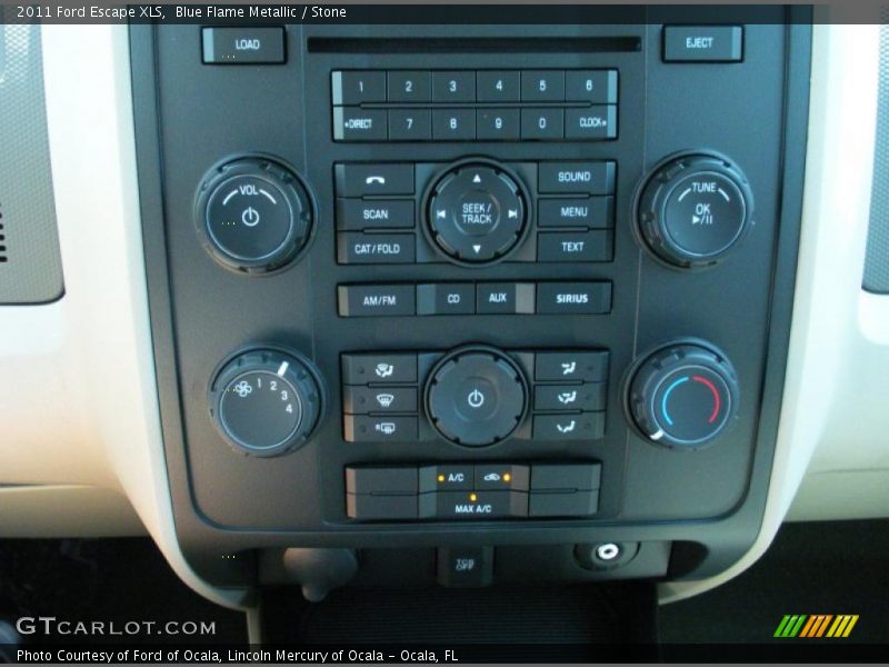 Blue Flame Metallic / Stone 2011 Ford Escape XLS