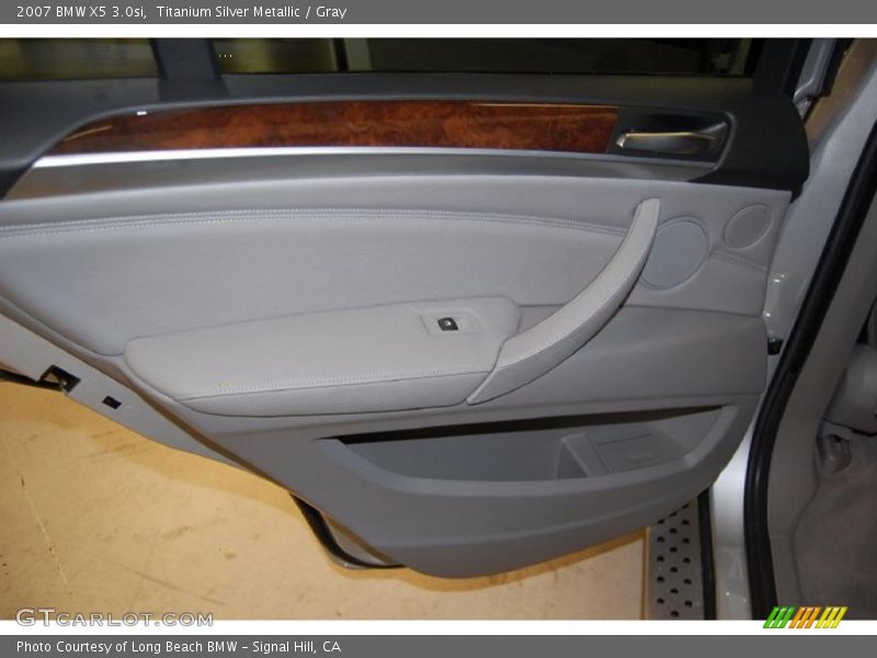 Titanium Silver Metallic / Gray 2007 BMW X5 3.0si