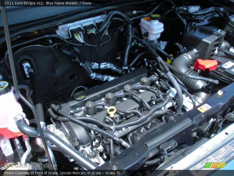 Blue Flame Metallic / Stone 2011 Ford Escape XLS