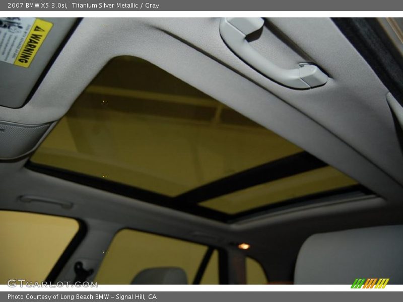 Titanium Silver Metallic / Gray 2007 BMW X5 3.0si