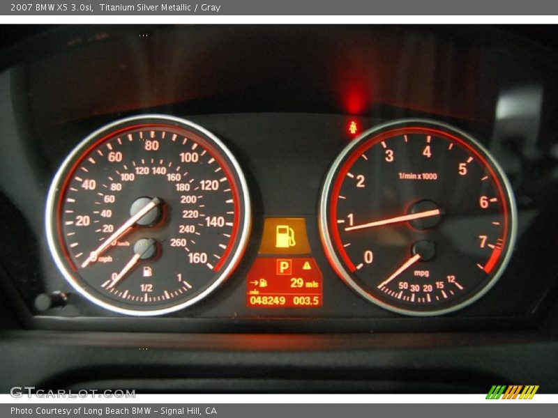 Titanium Silver Metallic / Gray 2007 BMW X5 3.0si