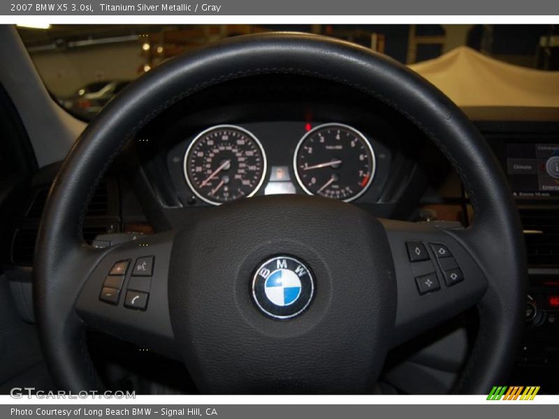 Titanium Silver Metallic / Gray 2007 BMW X5 3.0si