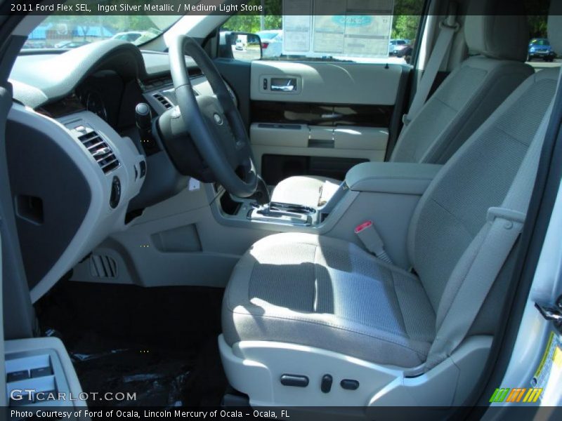 Ingot Silver Metallic / Medium Light Stone 2011 Ford Flex SEL