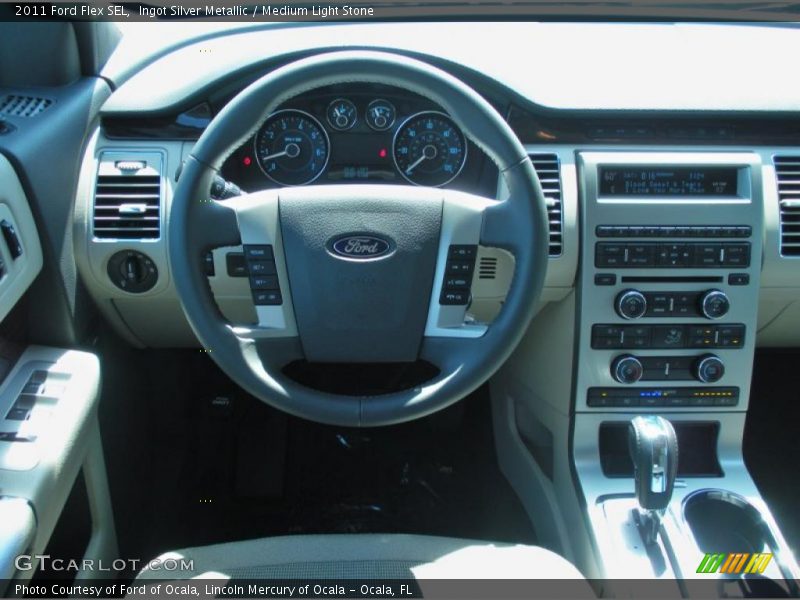 Ingot Silver Metallic / Medium Light Stone 2011 Ford Flex SEL