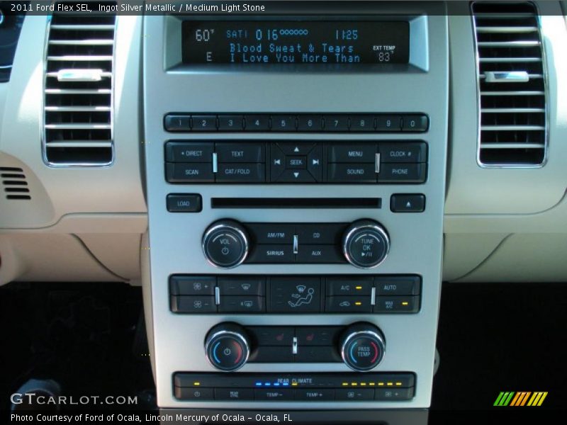 Ingot Silver Metallic / Medium Light Stone 2011 Ford Flex SEL