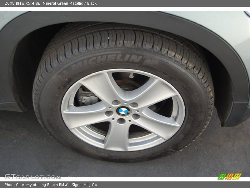 Mineral Green Metallic / Black 2008 BMW X5 4.8i