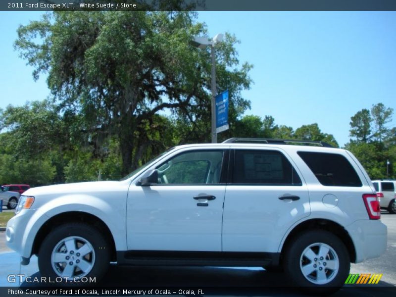 White Suede / Stone 2011 Ford Escape XLT