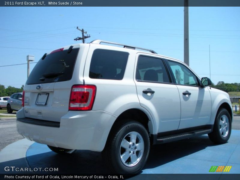 White Suede / Stone 2011 Ford Escape XLT