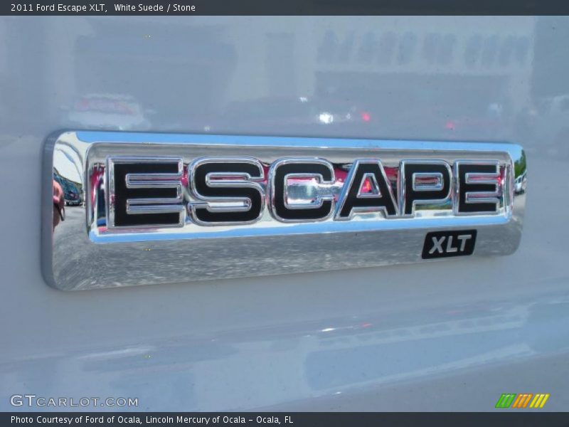 White Suede / Stone 2011 Ford Escape XLT